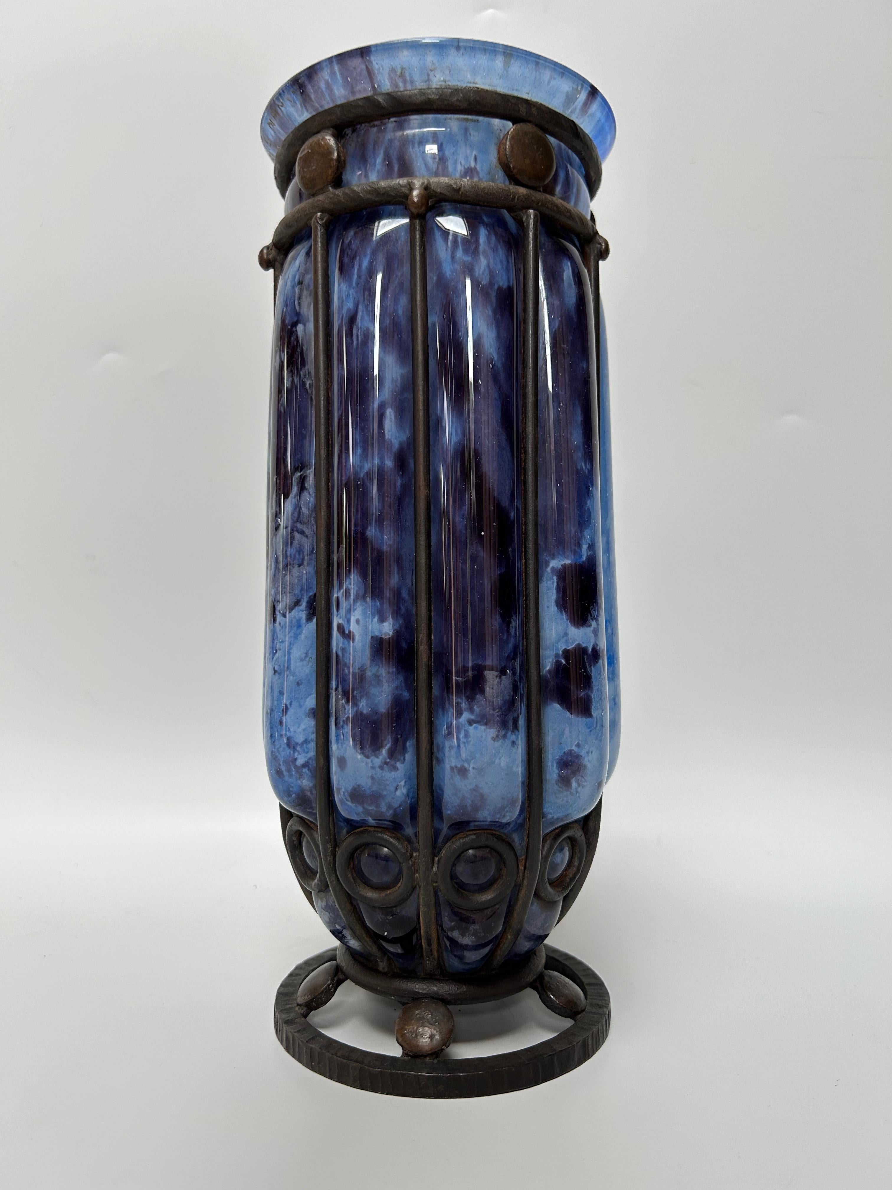 Art Déco Vaso André Delatte Nancy Art Deco in vendita