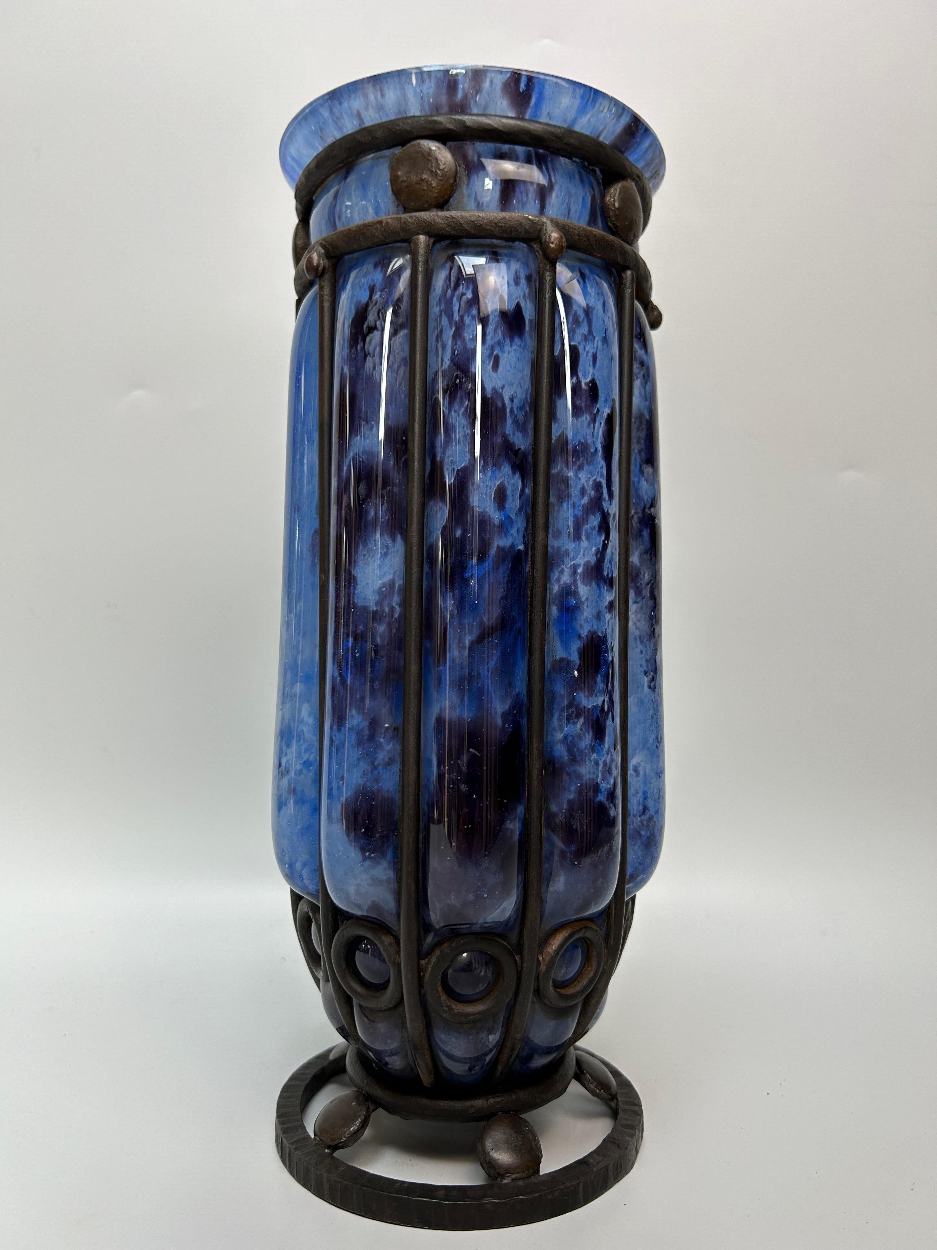 Vaso André Delatte Nancy Art Deco in vendita 1