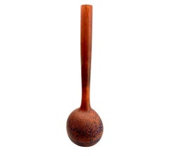 André Delatte Nancy Signé Grand Vase Soliflores Art Glass Mixed Colors