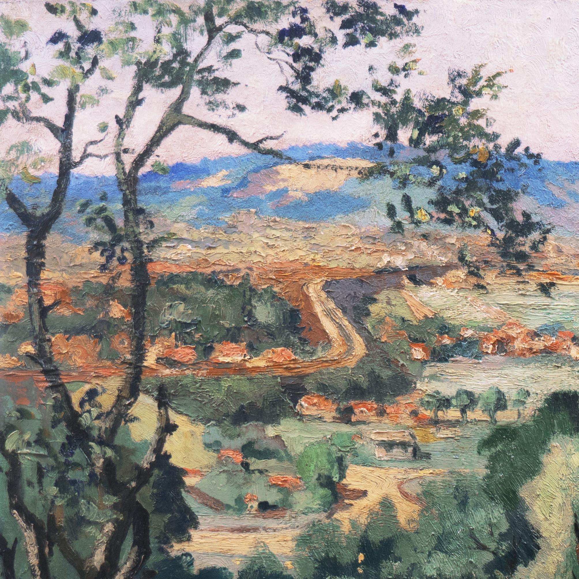 'Steam Locomotive at Bry-Sur-Marne', Paris, Salon des Artistes Français, Benezit For Sale 3