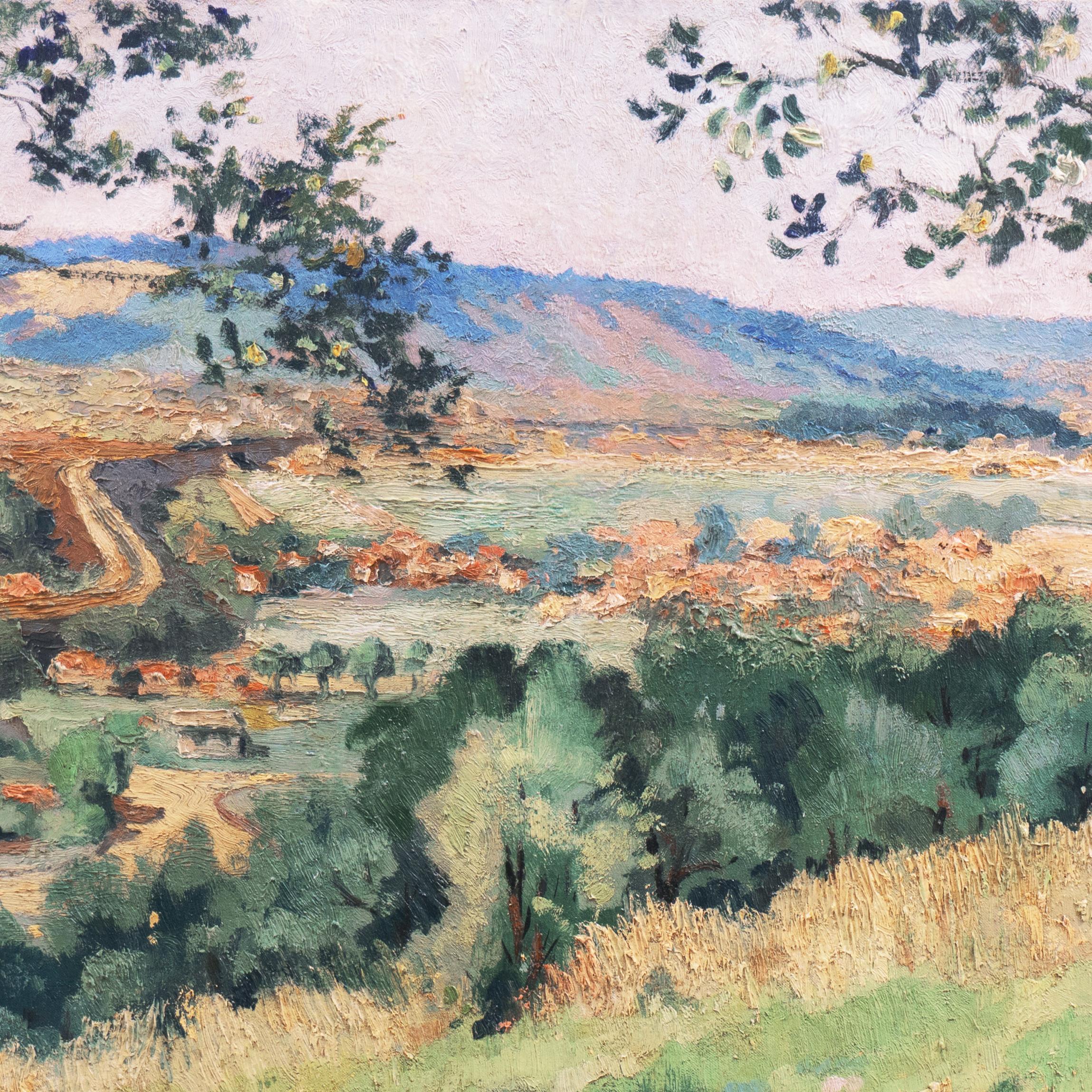 'Steam Locomotive at Bry-Sur-Marne', Paris, Salon des Artistes Français, Benezit For Sale 6