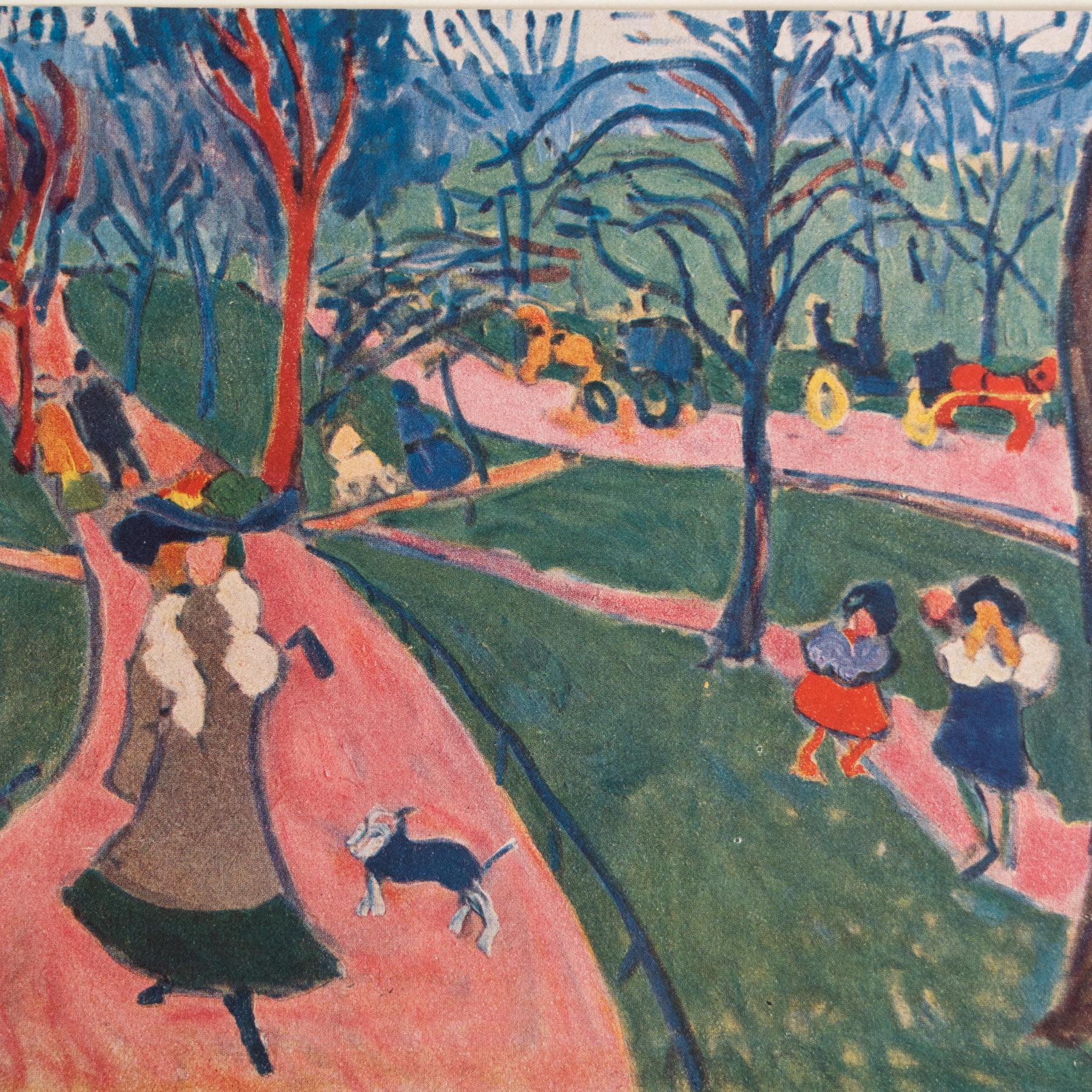 French Andre Derain 1948 Color Cliché Print, Framed For Sale