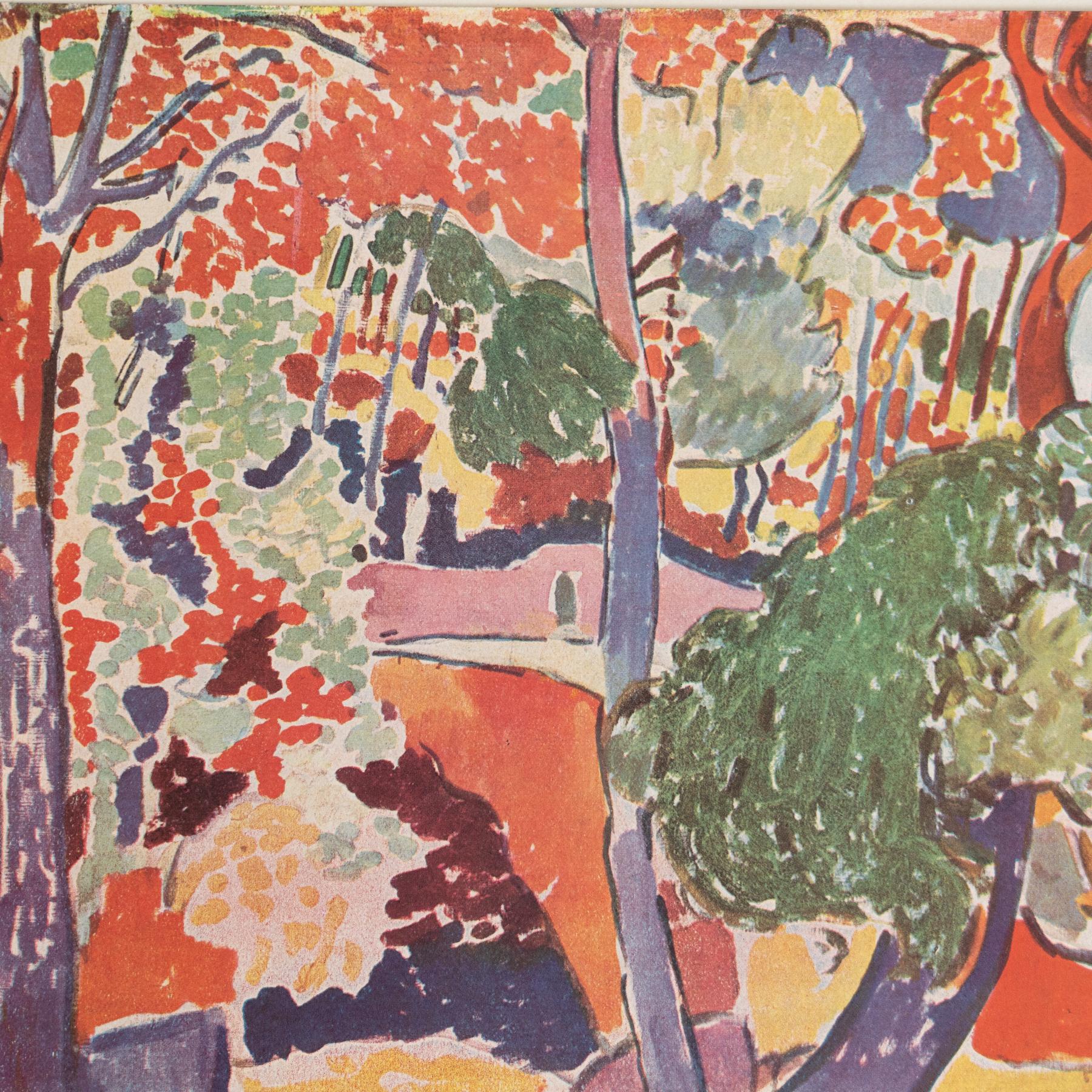 French Andre Derain 1948 Color Cliché Print, Framed For Sale