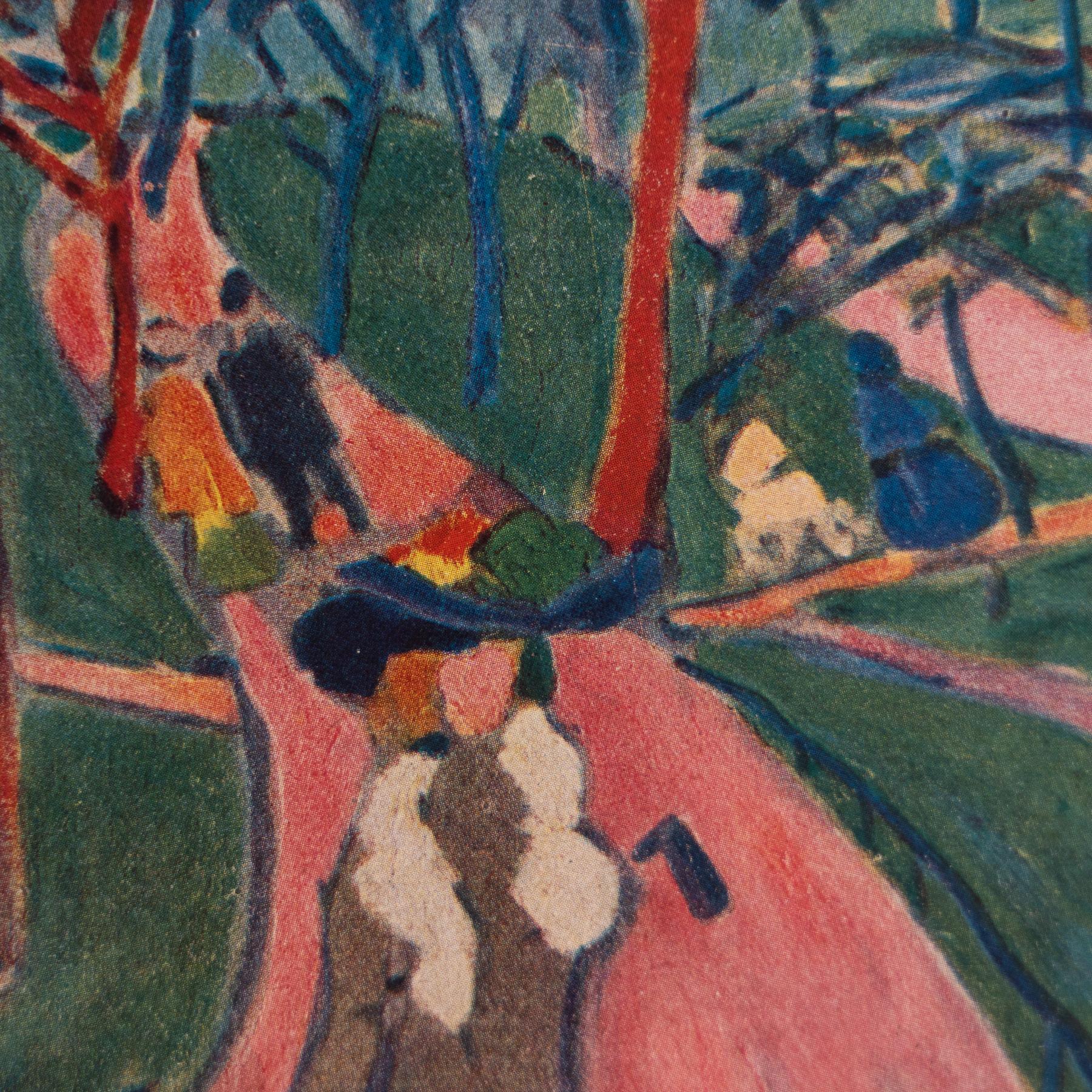 Mid-20th Century Andre Derain 1948 Color Cliché Print, Framed For Sale
