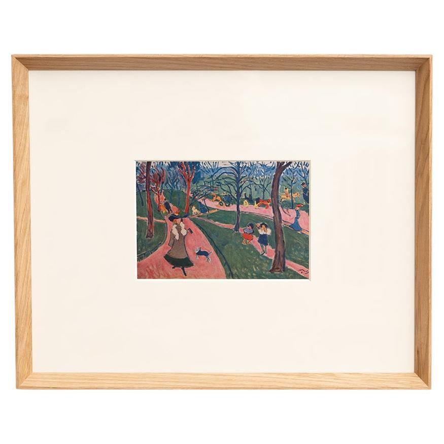 Andre Derain 1948 Farbklischee-Druck, gerahmt