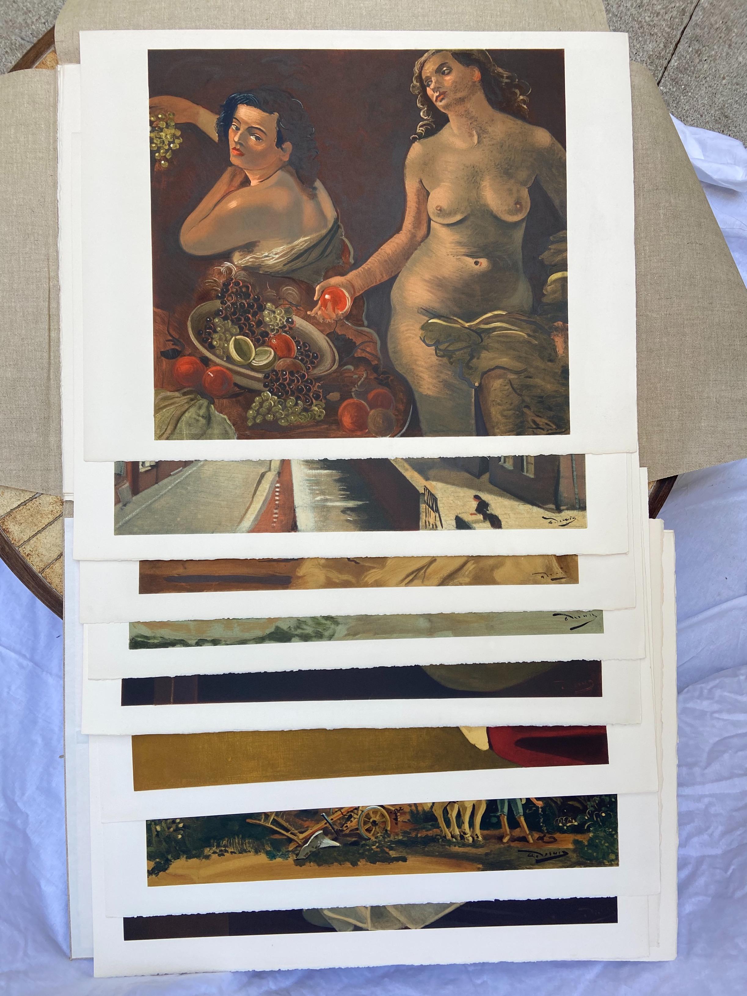 Andr Derain, Portfolio auf Leinwand, Pierre Levy-Kollektion, 1970 (Papier) im Angebot