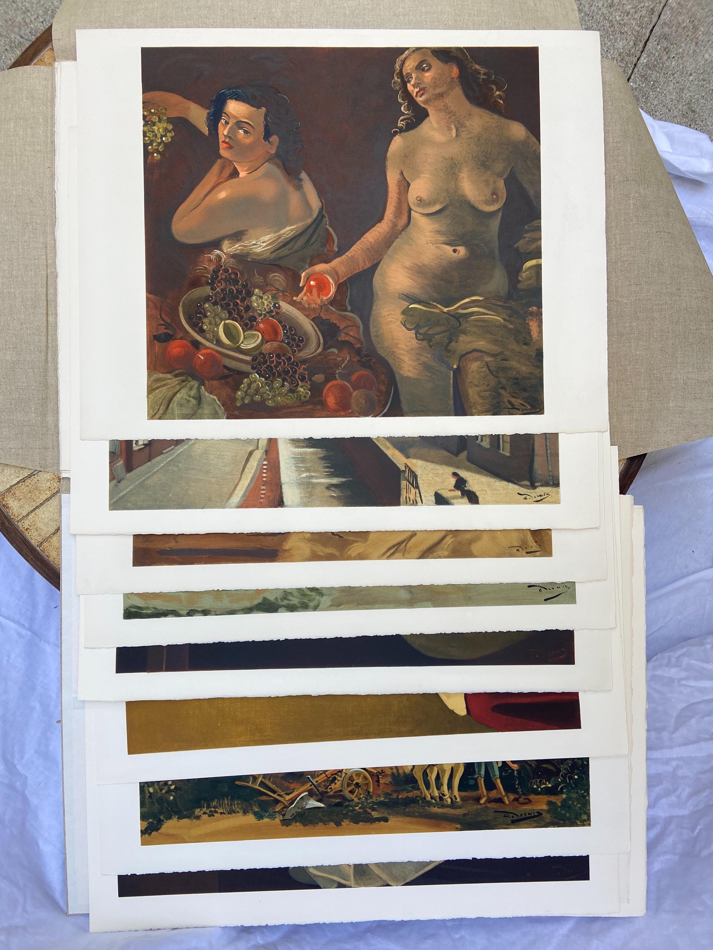 Paper  André Derain, Canvas Portfolio, Pierre Levy Collection, 1970 For Sale