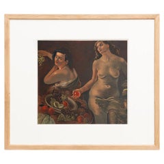 André Derain Framed 'Deux femmes nues et nature morte' Lithograph, circa 1970