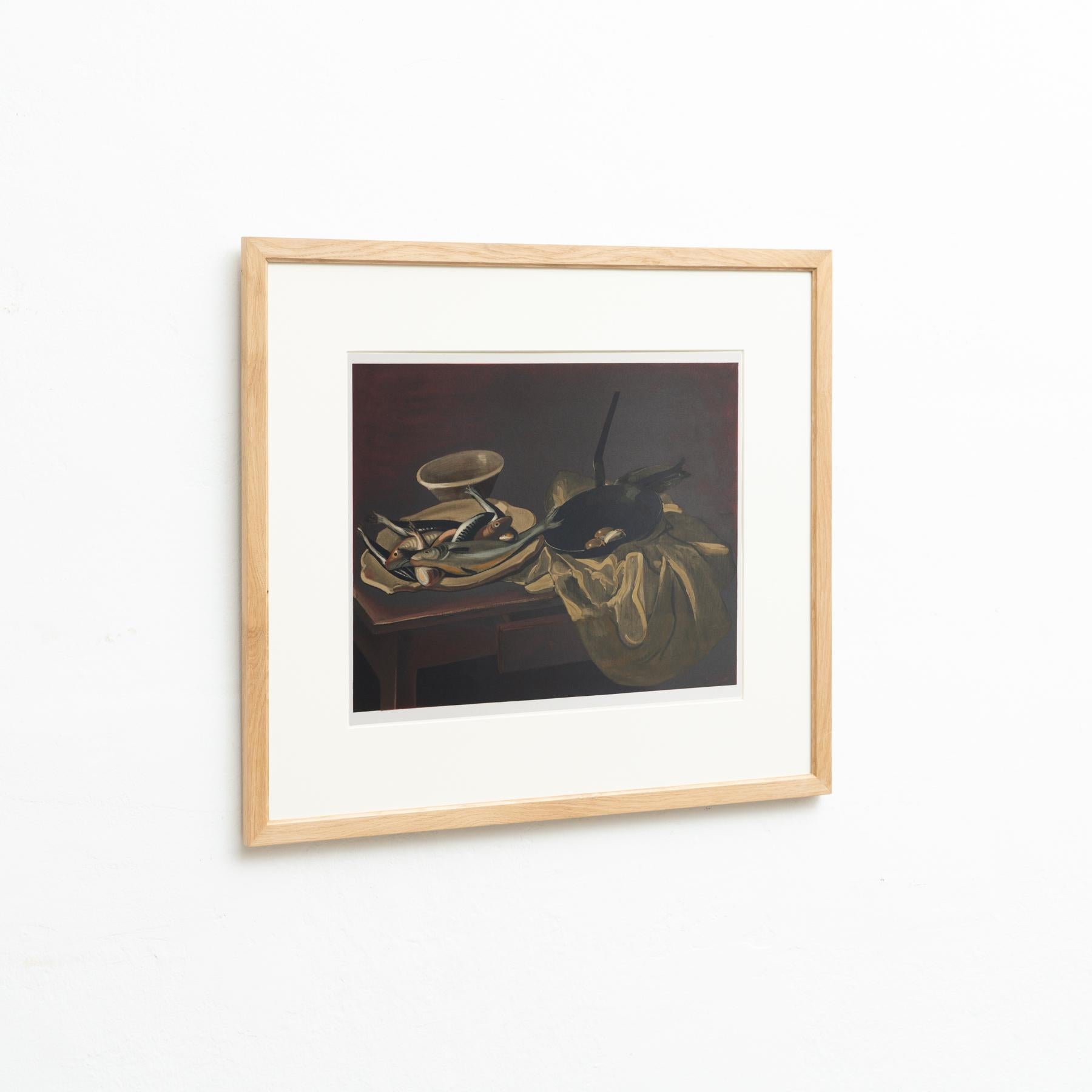 Andr Derain Gerahmte „Fisch und Stillleben“ Farblithografie, um 1970 (Moderne) im Angebot