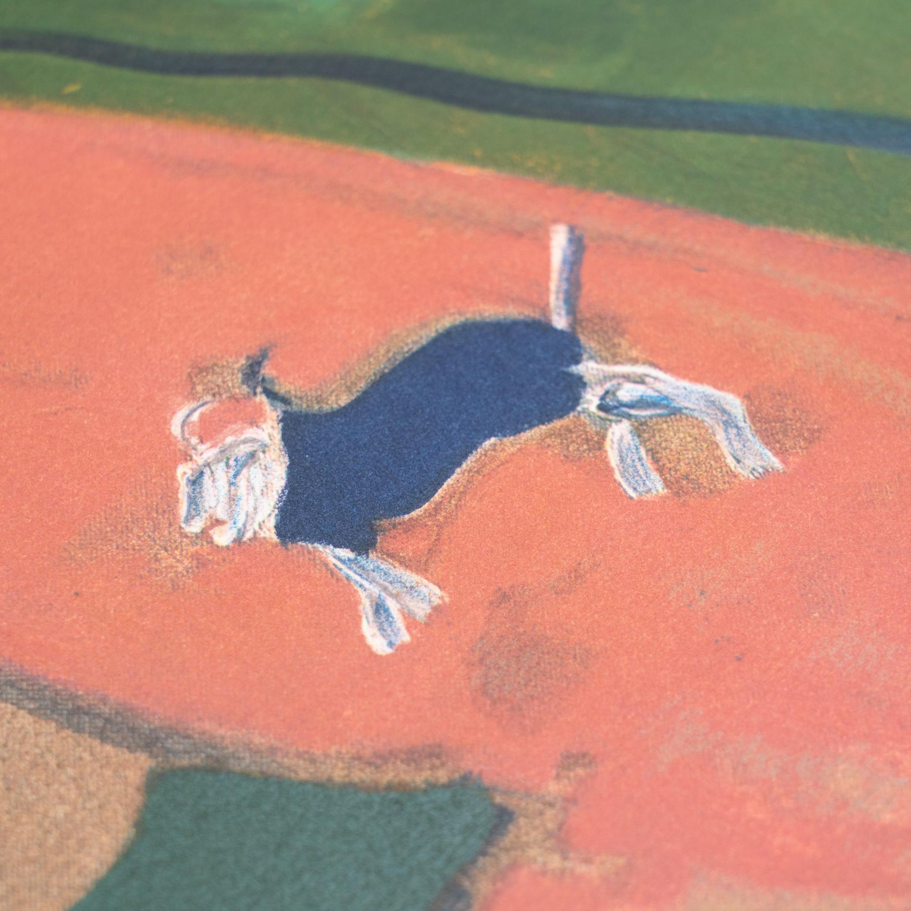 Lithographie en couleur encadrée d'André Derain 