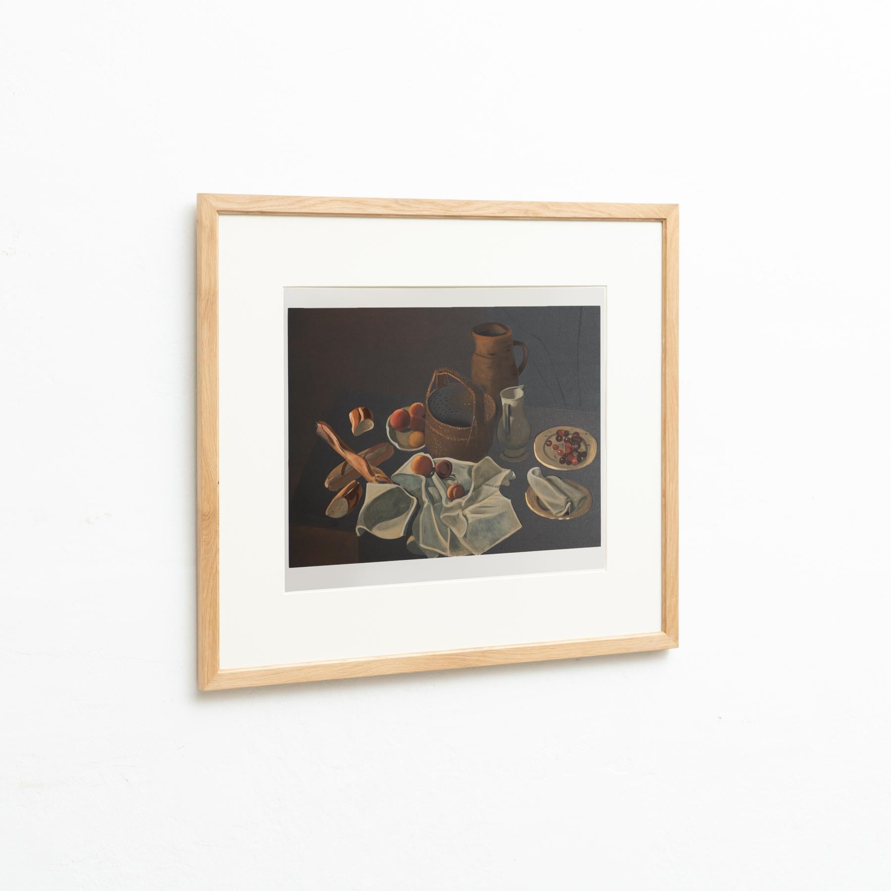 French André Derain Framed 'Nature Morte' Color Lithography, circa 1971 For Sale