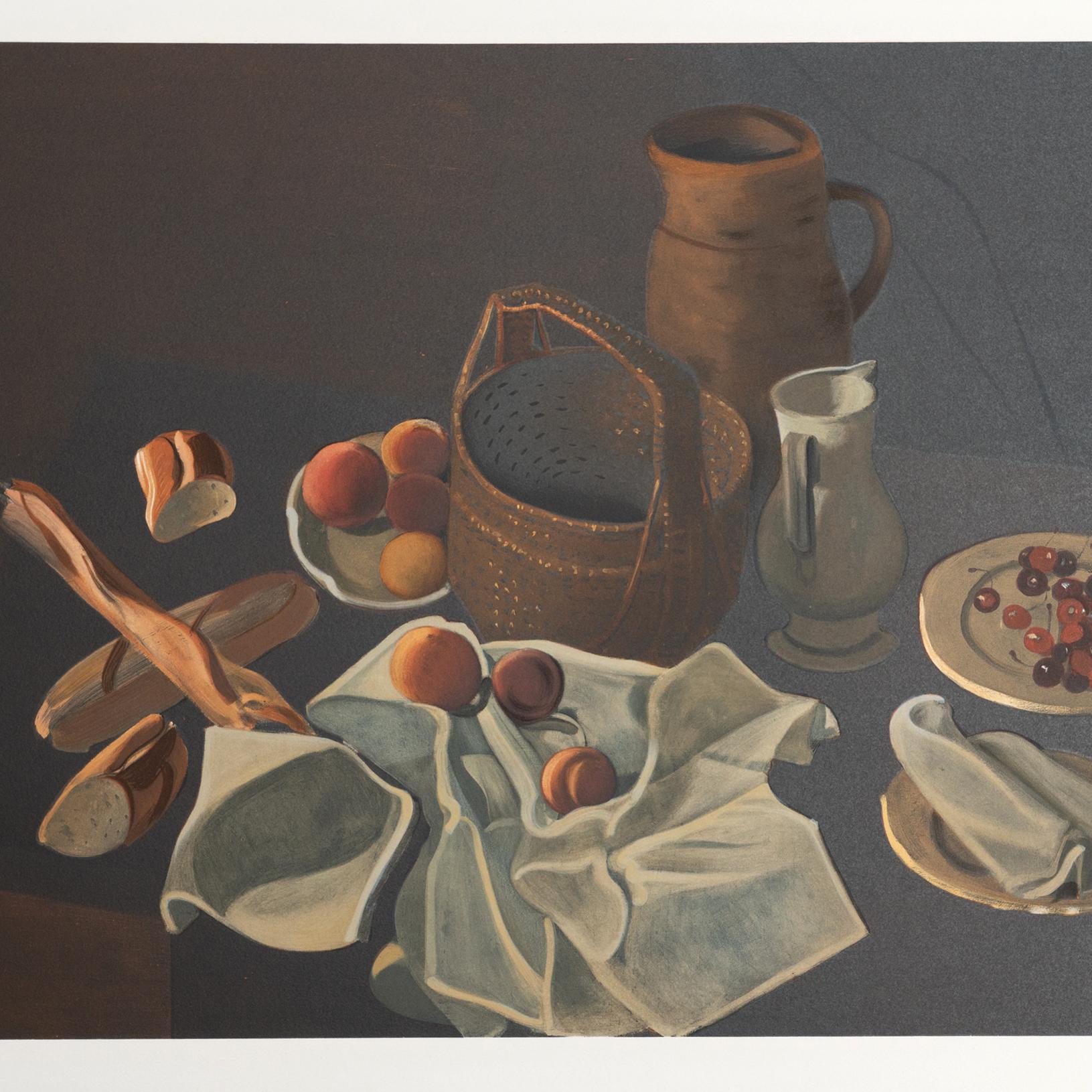 André Derain Framed 'Nature Morte' Color Lithography, circa 1971 In Good Condition For Sale In Barcelona, Barcelona
