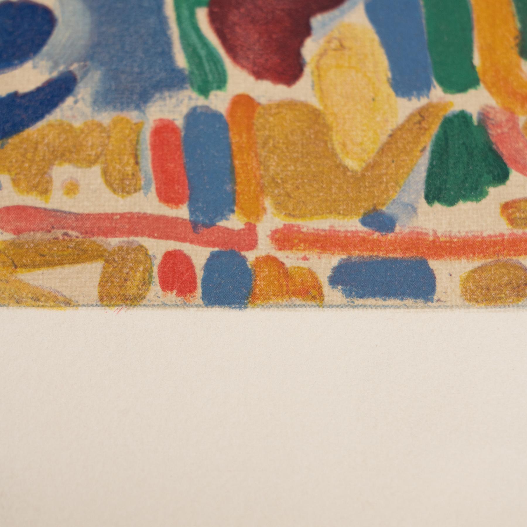 Lithographie encadrée Paysage l'Estaque d'Andr Derain, couleur, vers 1972 en vente 4
