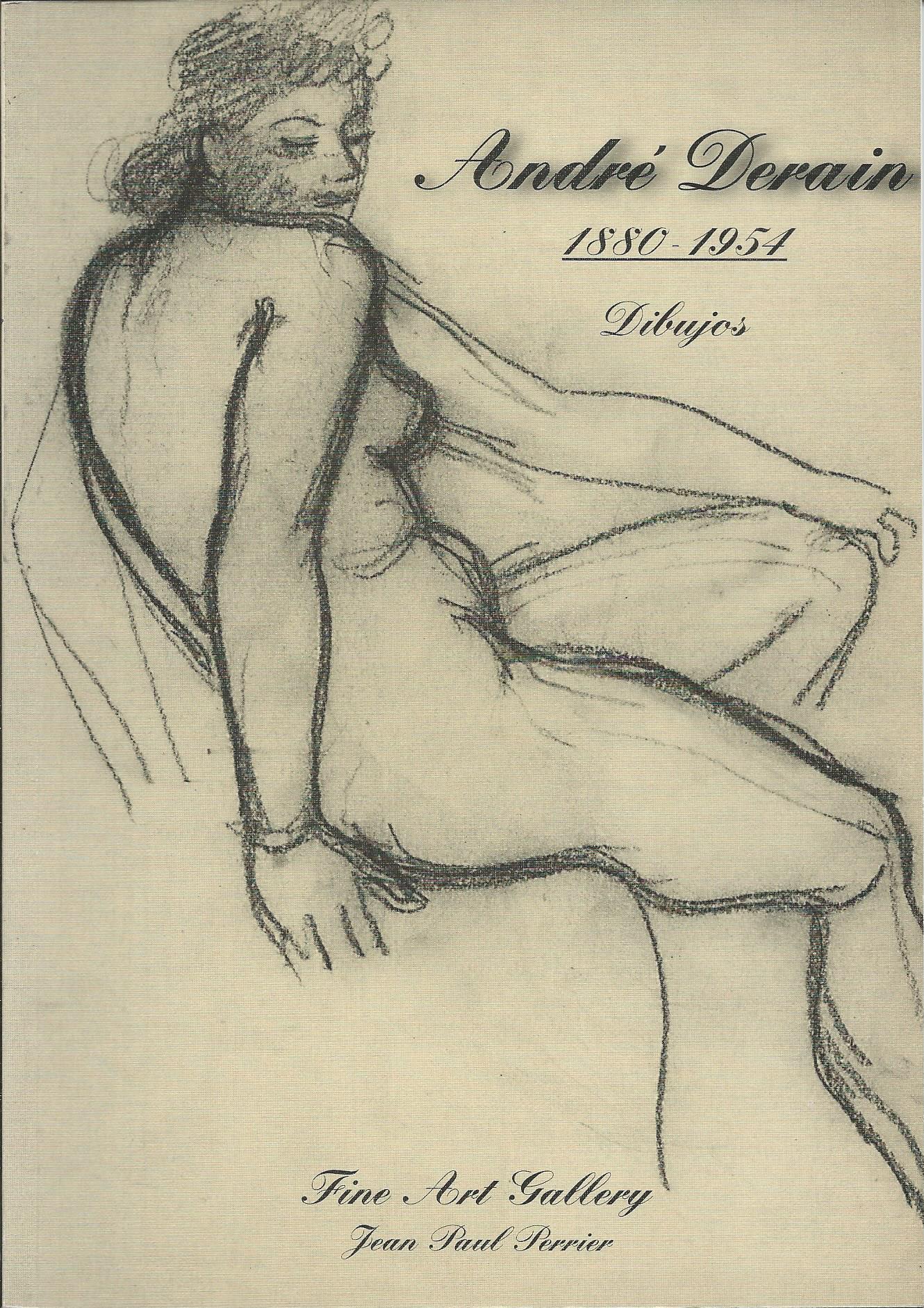  Derain   profile face. original pencil drawing painting - Fauvist Painting by André Derain