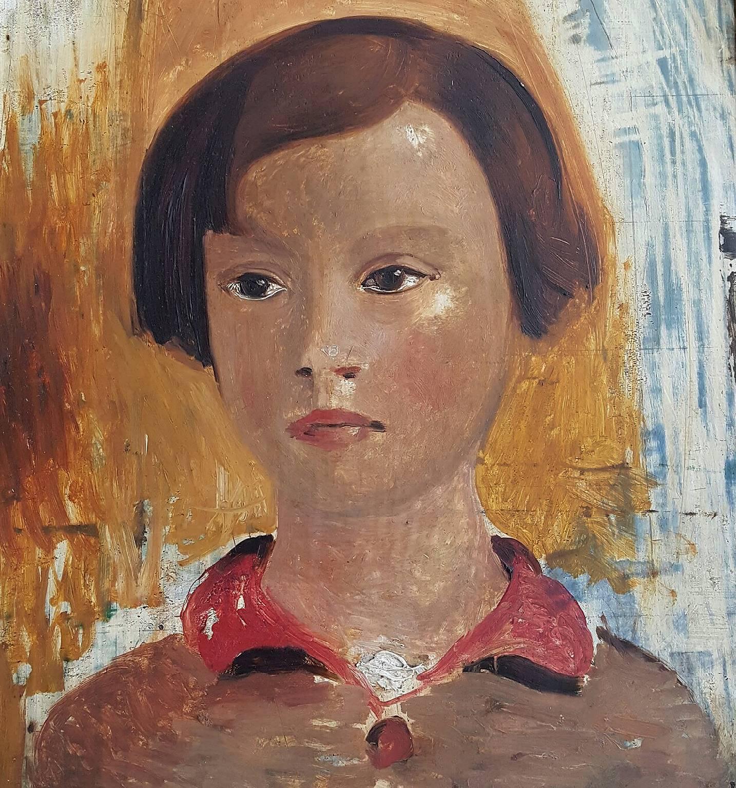 André Derain Portrait Painting - Portrait of a Little Girl,  Fauvism, Post-Impressionism Artist 