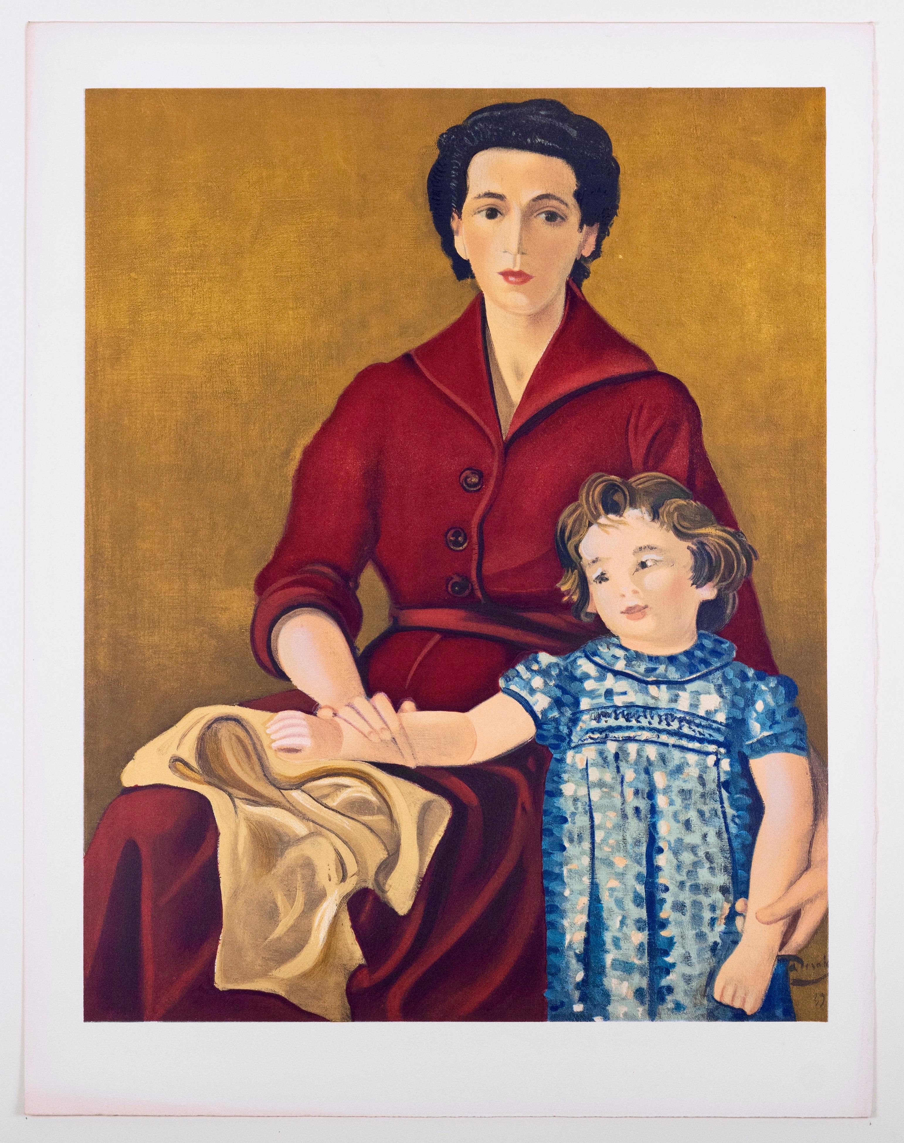 Andre Derain, Denise and Claire Levy, 1970 (after) For Sale 2