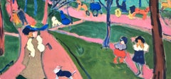 Andre Derain, Hyde Park, from Fauves, VII, 1972 (after)