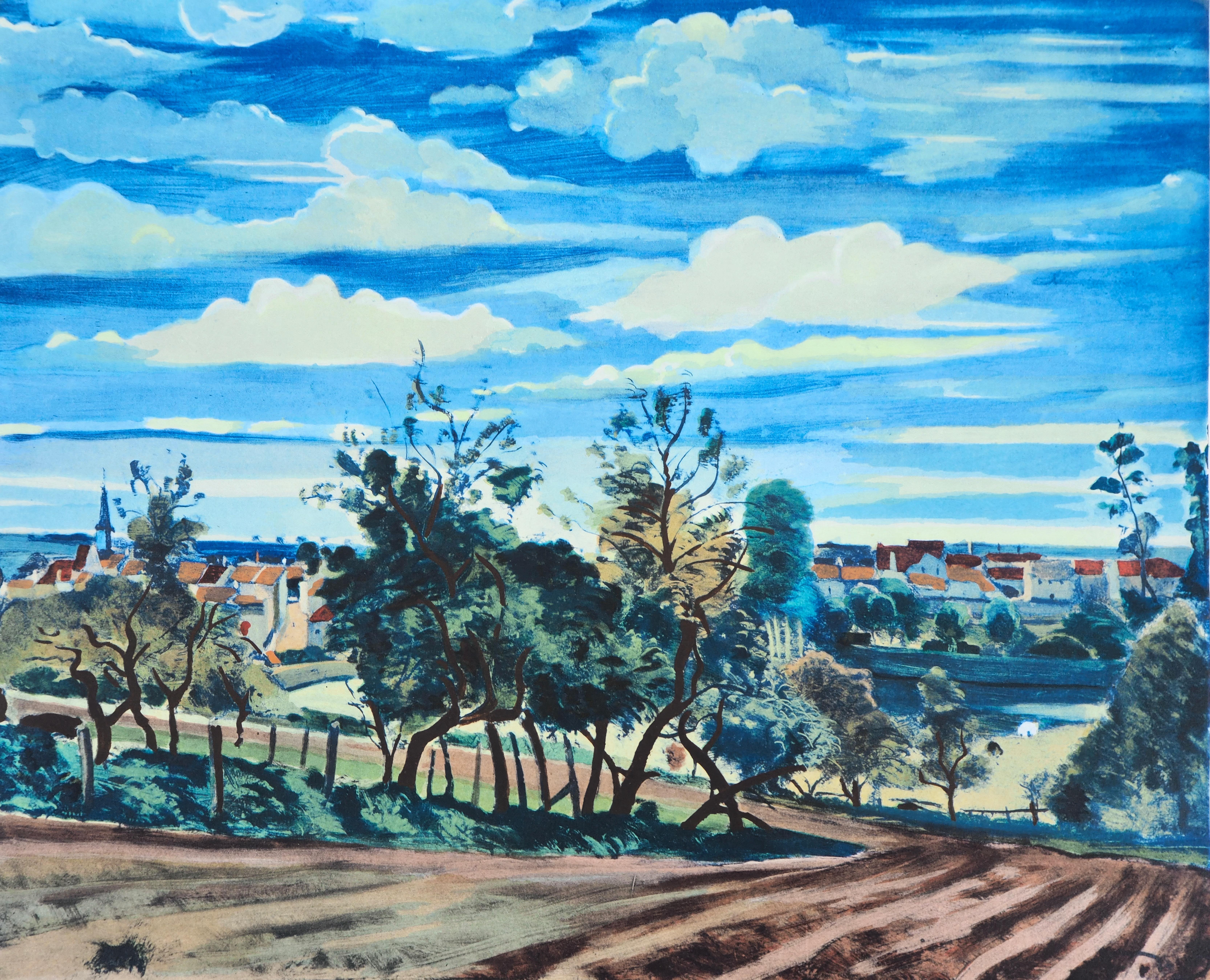 Andre Derain, Paysage à Ousson, de 1880 à 1954, 1961 (d
après)