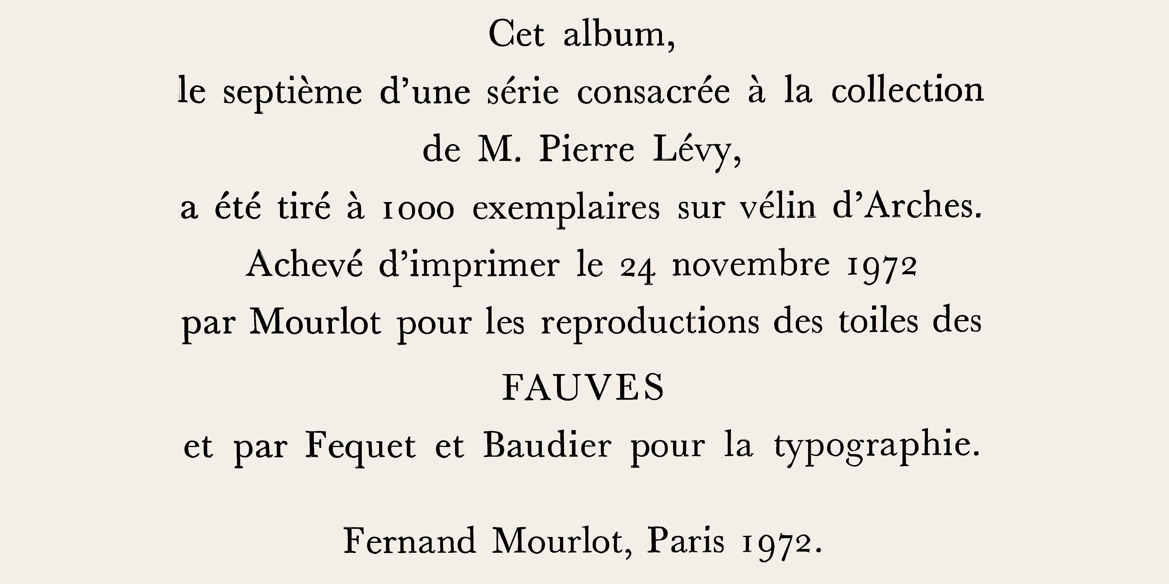 Andre Derain, Londres, la Tamise et Big Ben, extrait de Fauves, VII, 1972 (d'après) en vente 2