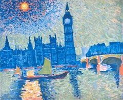 Andre Derain, Londra, il Tamigi e il Ben, da Fauves, VII, 1972 (dopo)