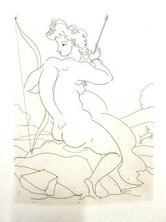 André Derain - Las Heroidas de Ovidio - Grabado original