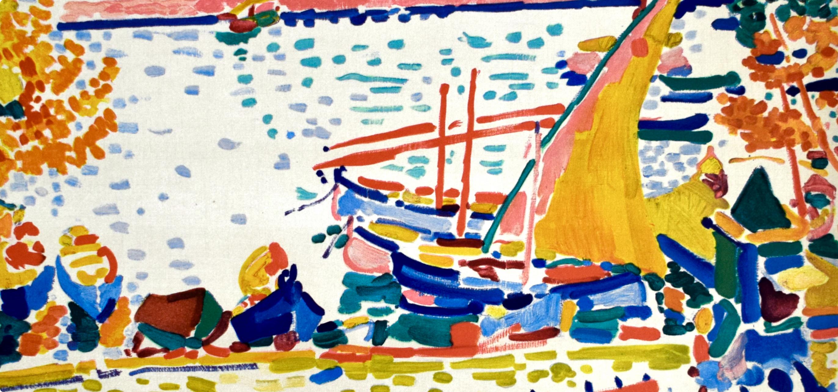 Andre Derain, Port of Collioure, from Fauves, VII, 1972 (after) - Print by André Derain