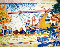 Andre Derain, Porto di Collioure, da Fauves, VII, 1972 (dopo)