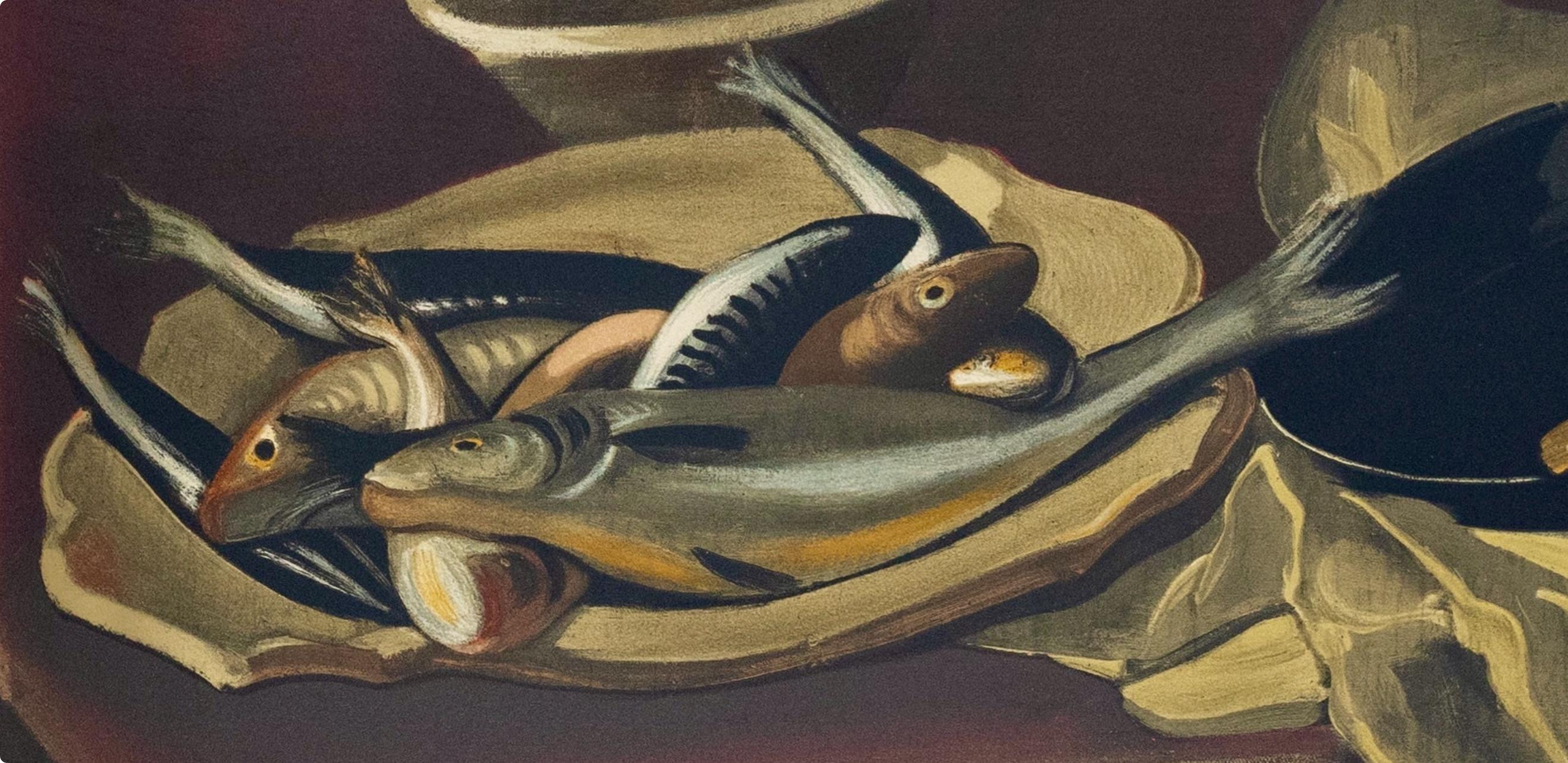 Andre Derain, Nature morte au poisson et à la casserole, 1970 (d'après) en vente 4