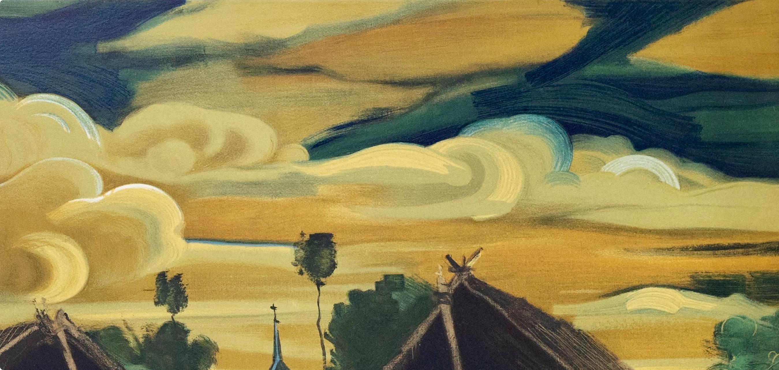 Andre Derain, The Two Hangars, 1970 (after) For Sale 2