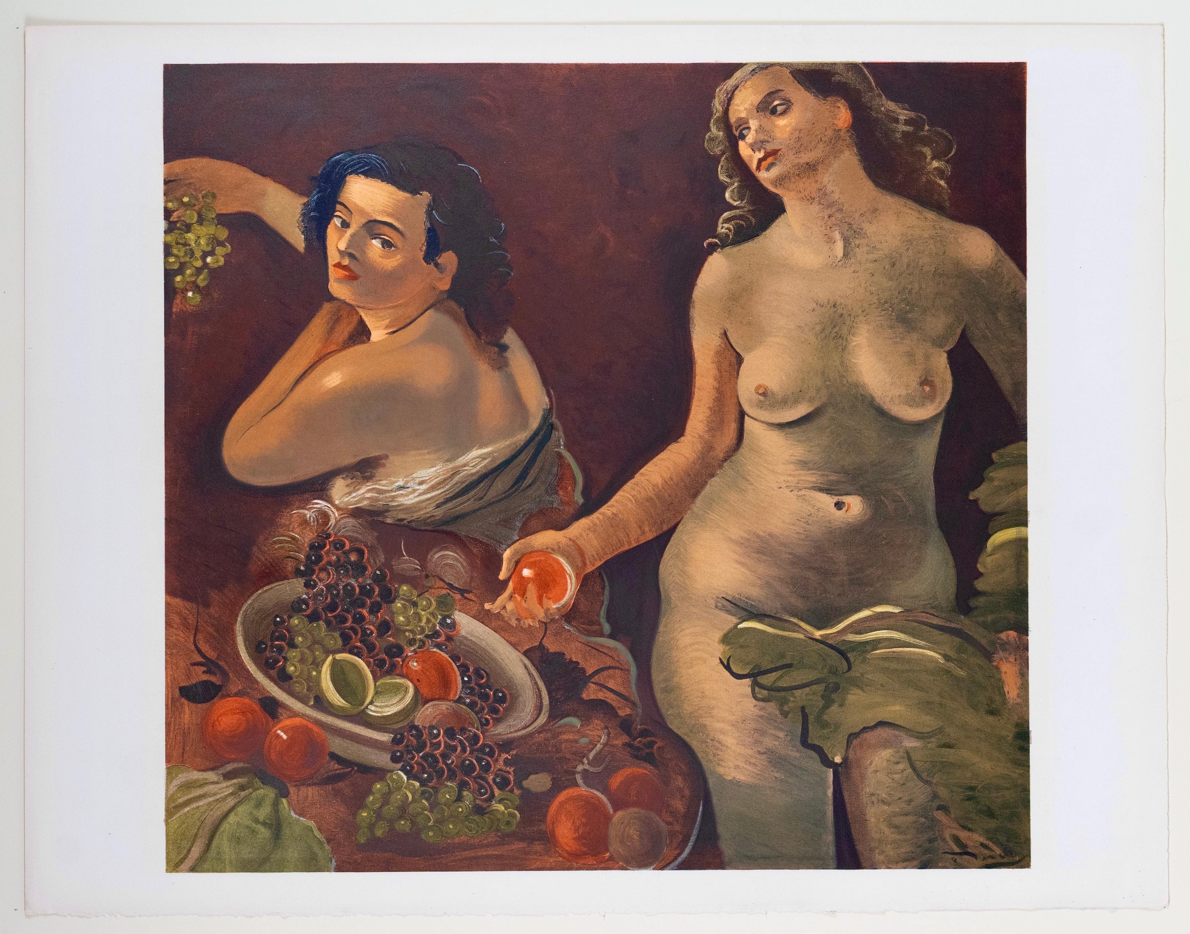 Andre Derain, Deux femmes nues et nature morte, 1970 (d'après) en vente 4