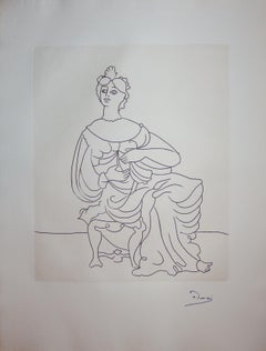Bellezza Antica - Incisione originale - 1951