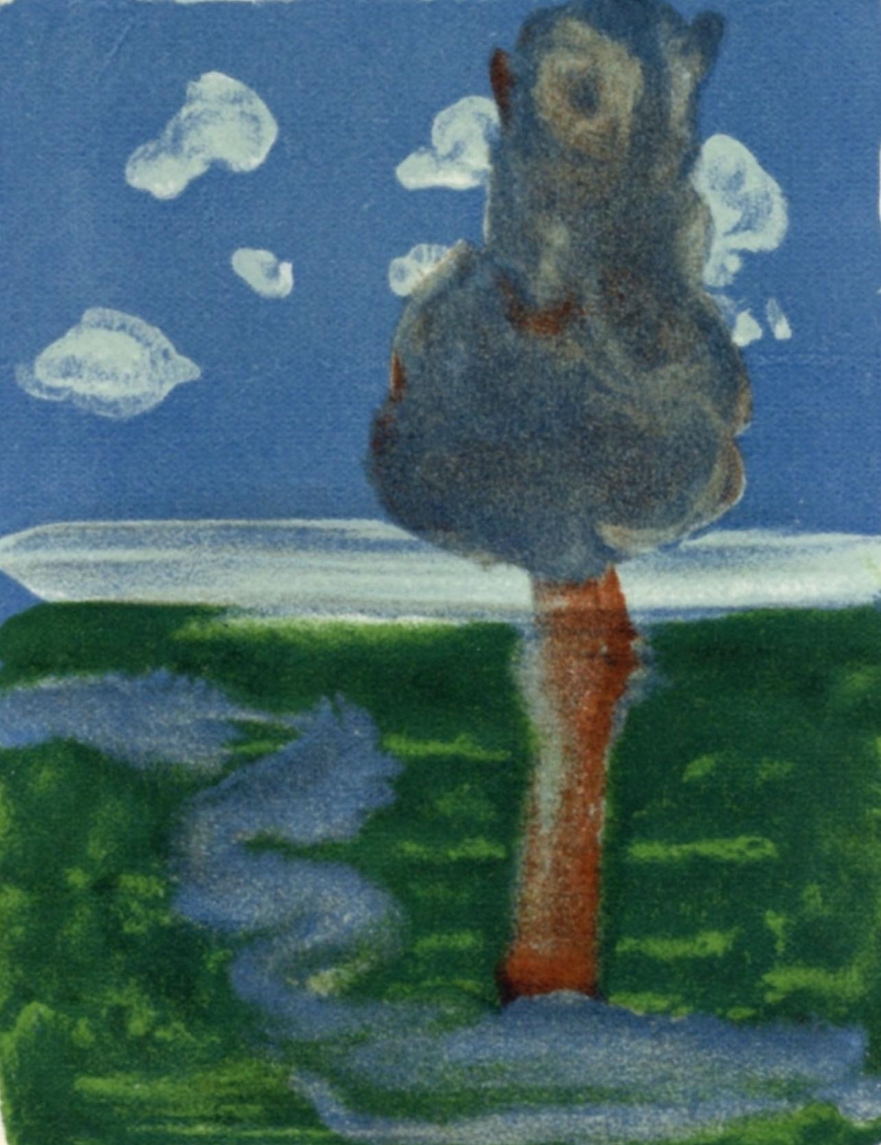 Au Jardin d'Allah, Verve: Revue Artistique et Littéraire - Print by André Derain