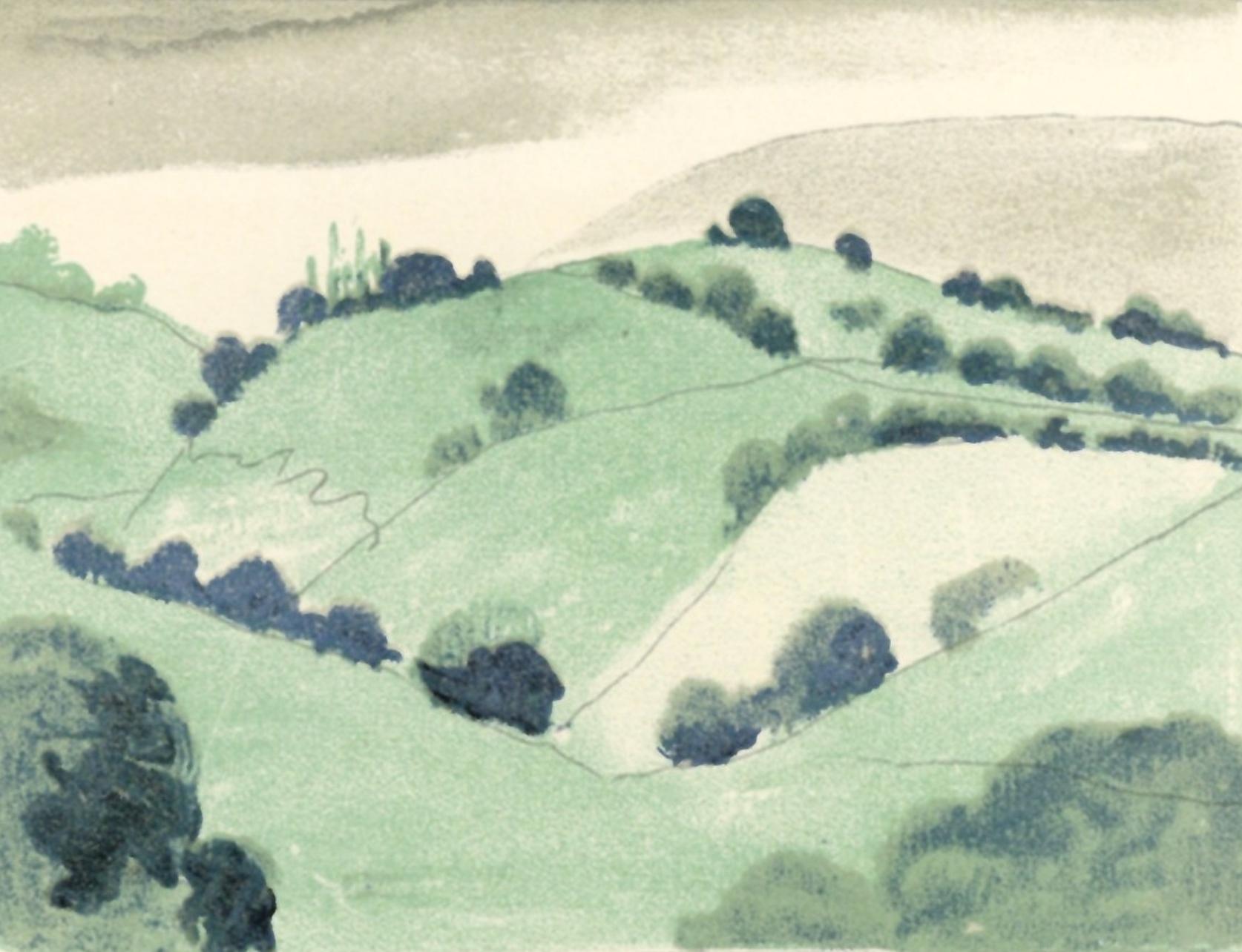 Au Jardin d'Allah, Verve: Revue Artistique et Littéraire - Print by André Derain
