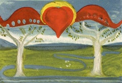 Andre Derain, Dans le jardin d'Andre, extrait de Verve, Revue Artistique, 1938