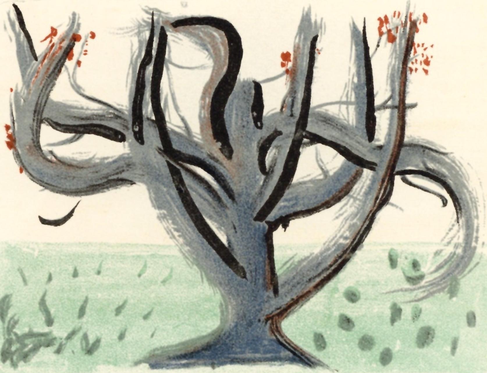 Au Jardin d'Allah, Verve: Revue Artistique et Littéraire - Fauvist Print by André Derain