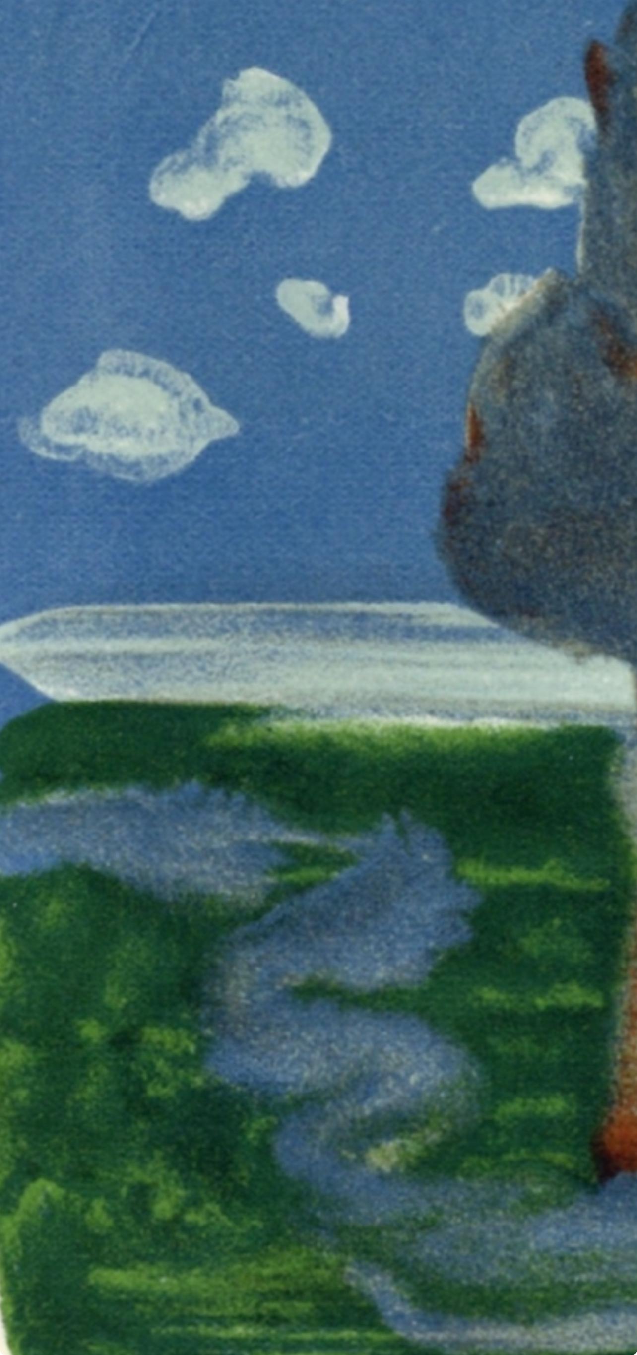 Au Jardin d'Allah, Verve: Revue Artistique et Littéraire - Beige Abstract Print by André Derain