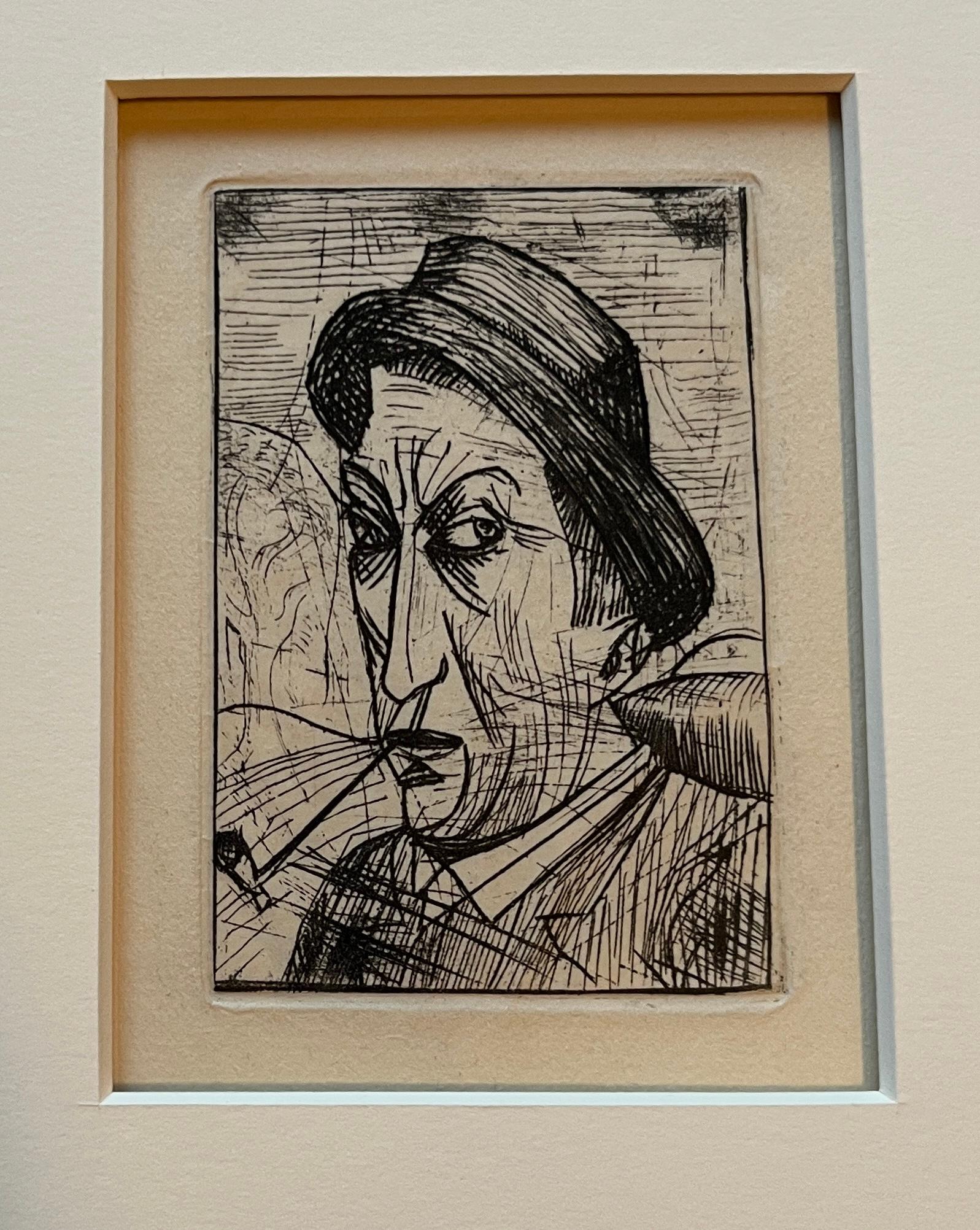 Autoportrait a la Pipe - Fauvist Art by André Derain