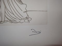 Bella donna elegante - Acquaforte originale - 1951