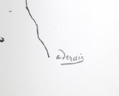 Buste de Femme, Impressionist Lithograph by Andre Derain