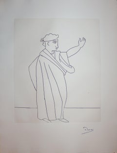 Caesar - Original etching - 1951