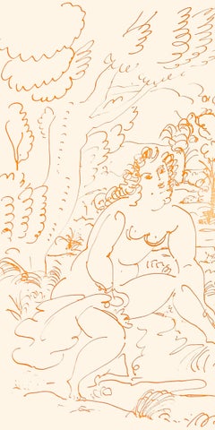 Andre Derain, Badende, aus Verve, Revue Artistique et Litteraire, 1940