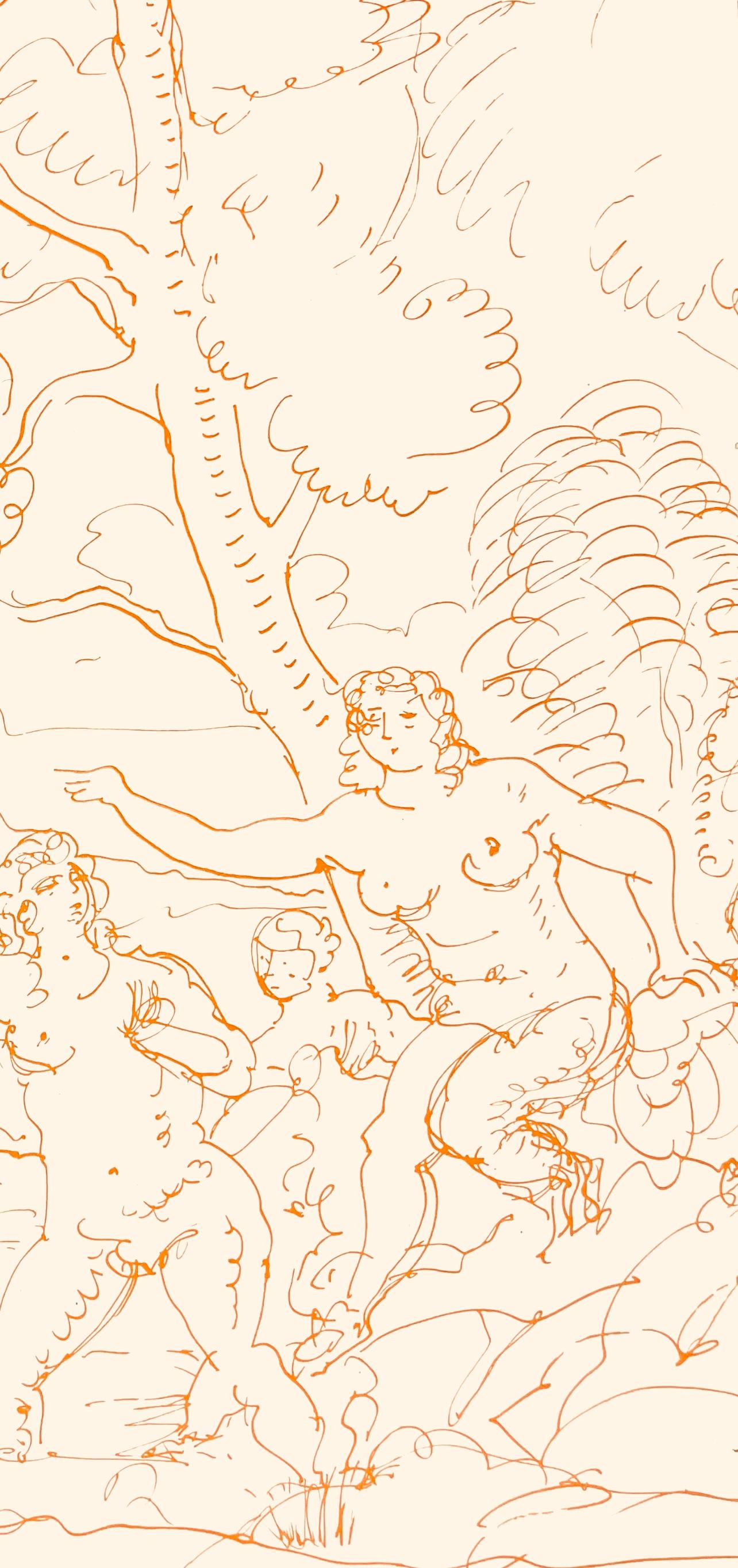 Composition, Verve : Revue Artistique et Littéraire - Print de André Derain
