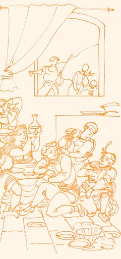 Andre Derain, The Feast at Simon’s House, from Verve, Revue Artistique, 1940