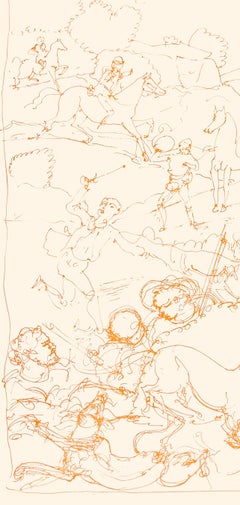 Andre Derain, The Great Hunt, from Verve, Revue Artistique et Litteraire, 1940