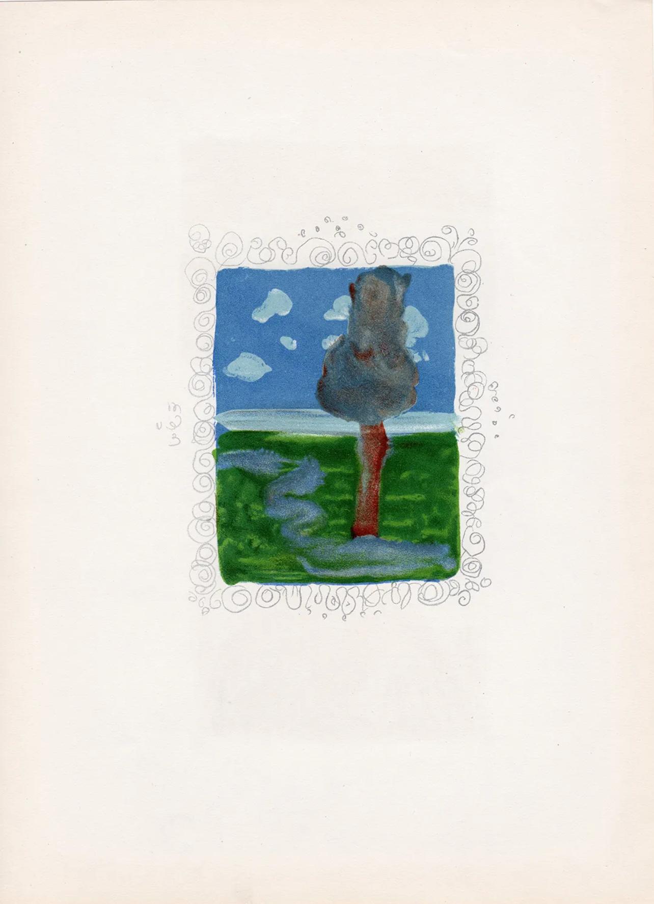 Derain, Au Jardin d'Allah, Verve: Revue Artistique et Littéraire (after) - Print by André Derain