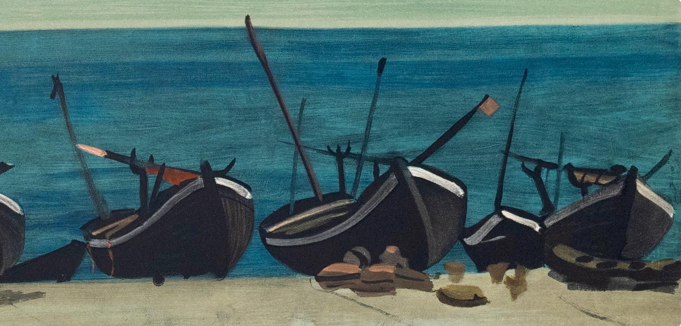 Derain, Barques a Graveline, André Derain entre 1935 et 1949 (d'après) en vente 5