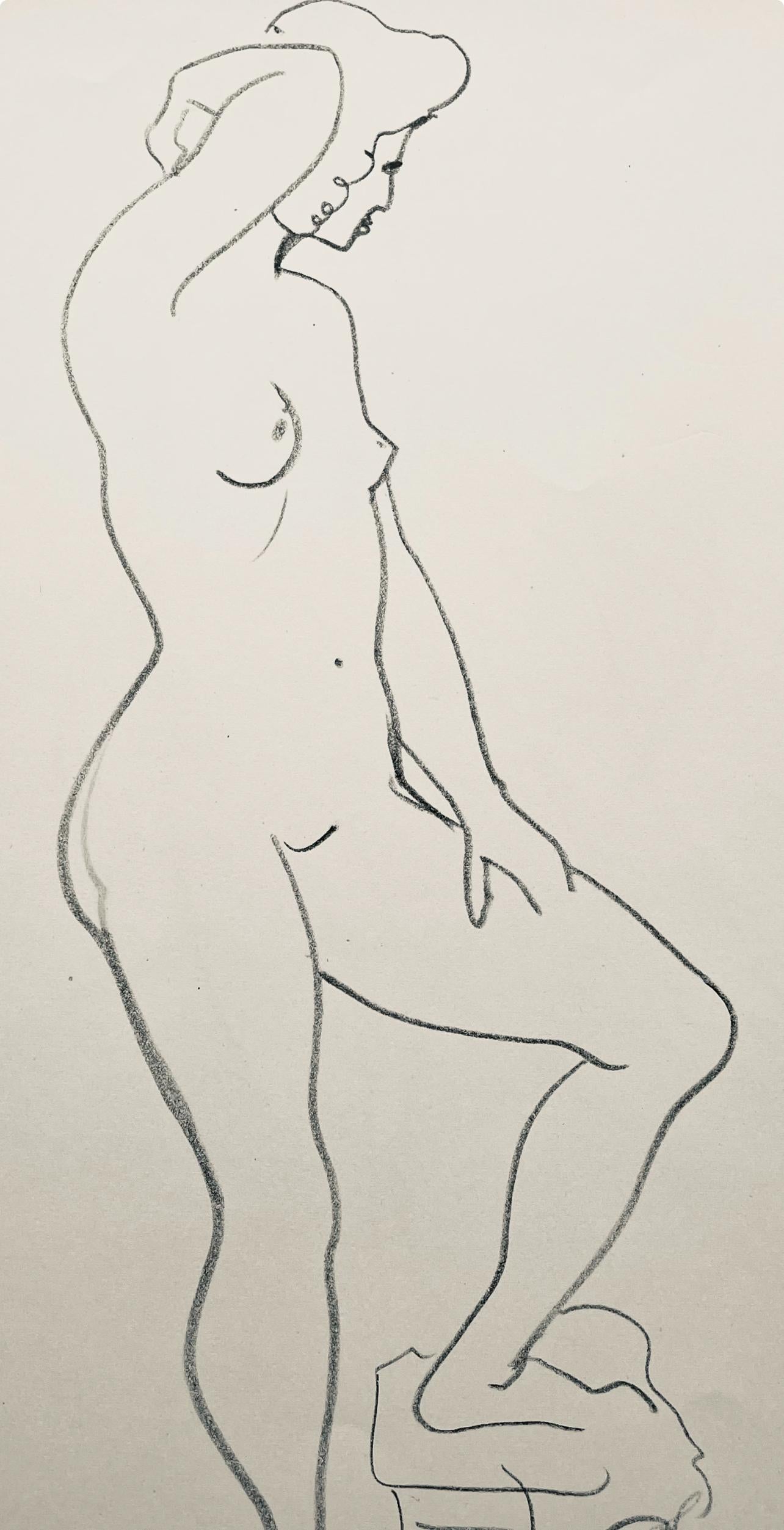 Derain, Composition, Derrière le miroir (après) - Print de André Derain