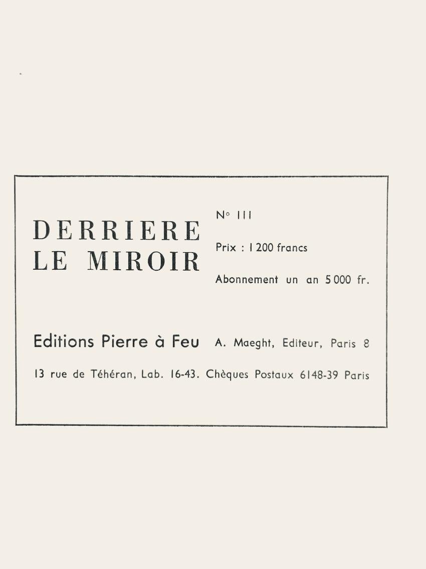 Derain, Komposition, Derrière le miroir (nach) im Angebot 1