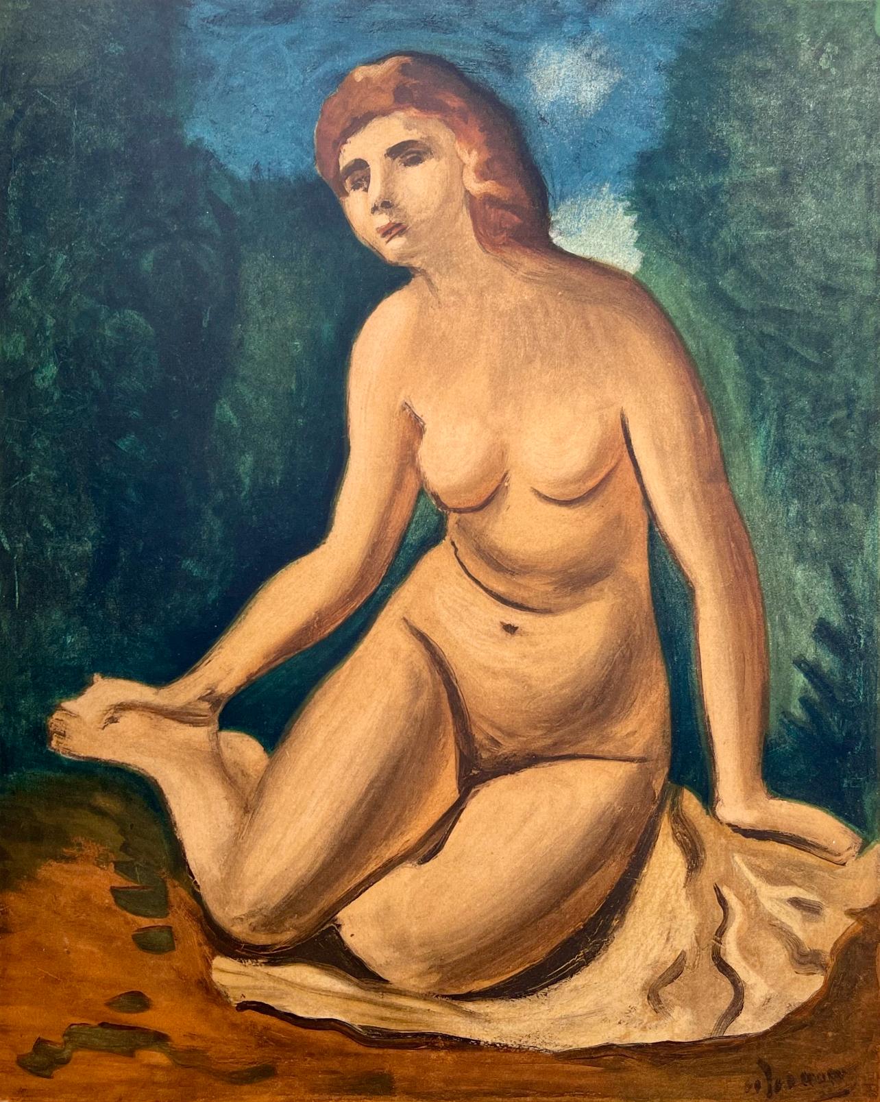 André Derain Figurative Print – Derain, Komposition, Derrière le miroir (nach)