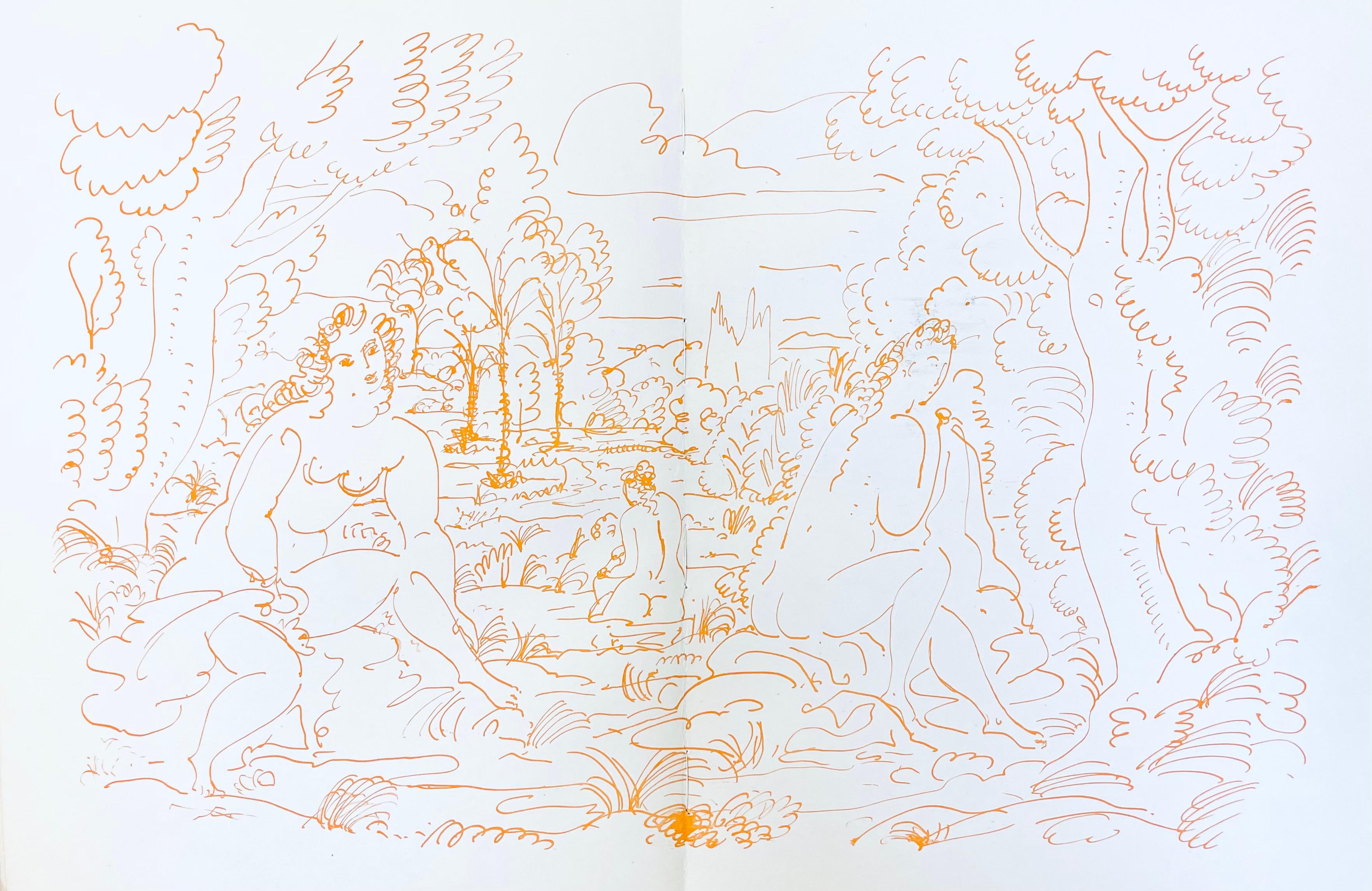 André Derain Landscape Print - Derain, Composition, Verve: Revue Artistique et Littéraire (after)